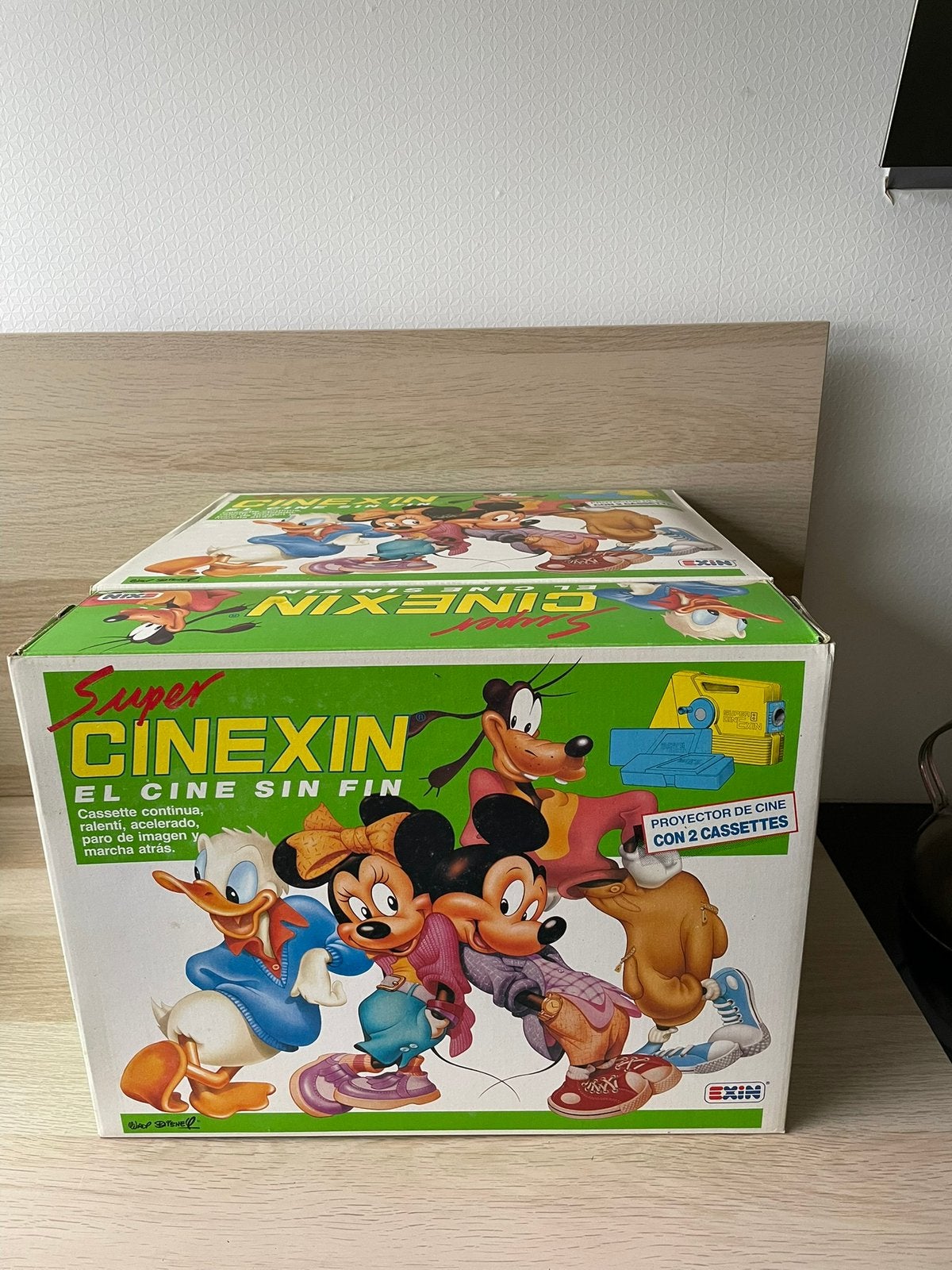 4 x Vintage Disney Cinexin projector met filmpjes van Disney, Verzamelen, Disney, Zo goed als nieuw, Beeldje of Figuurtje, Ophalen