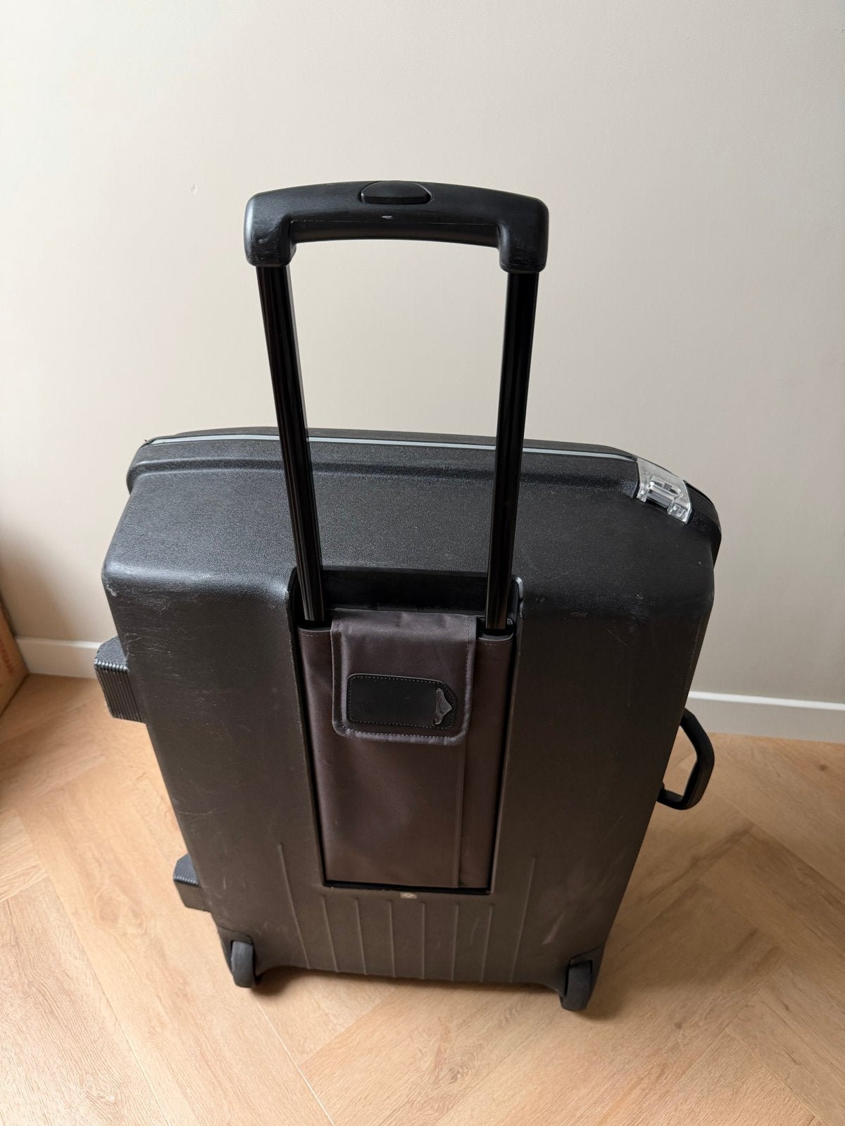 Samsonite koffer met wieltjes en uitschuifbare handgreep, Ophalen, 30 cm of meer, Gebruikt, Zwart