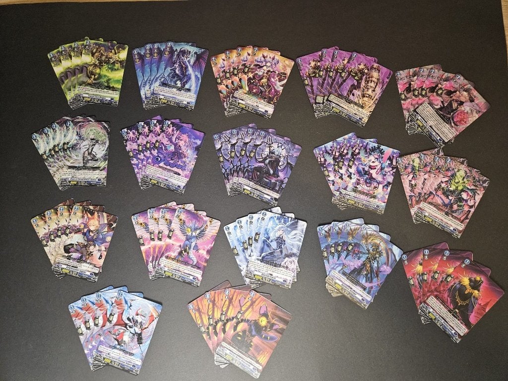 Cardfight Vanguard Dark States Playset 68 kaarten, Ophalen of Verzenden, Zo goed als nieuw, Meerdere kaarten
