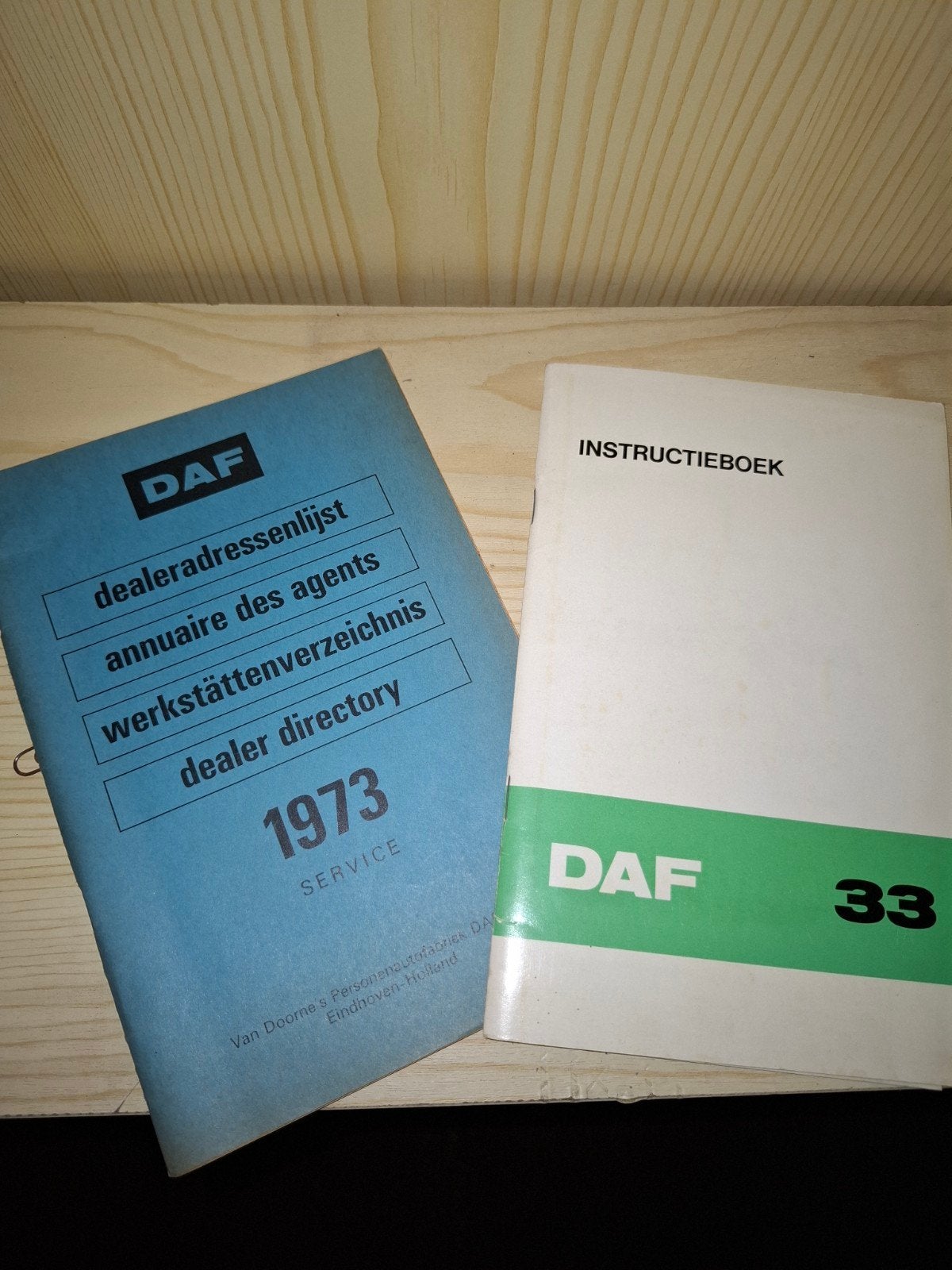 Daf 33 instructieboekje, Ophalen of Verzenden