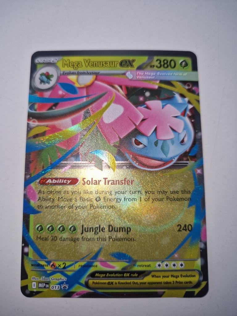 Mega Venusaur EX 013 promo Pokémon kaart, Ophalen of Verzenden