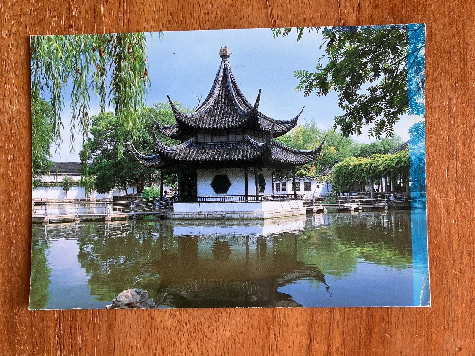 China - Wuxi, a view of West Garden 1994, Ophalen of Verzenden, 1980 tot heden, Gelopen, Buiten Europa