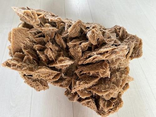 Woestijnroos (5), groot cluster van maar liefst 53,8 kg!, Ophalen of Verzenden, Mineraal