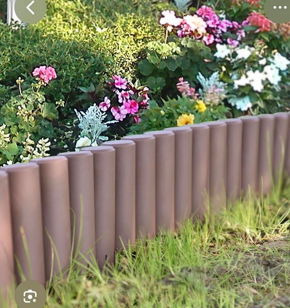 80 Palissade band/borderranden van rood steen te koop, Tuin en Terras, Ophalen, Gebruikt, Minder dan 25 cm, Border