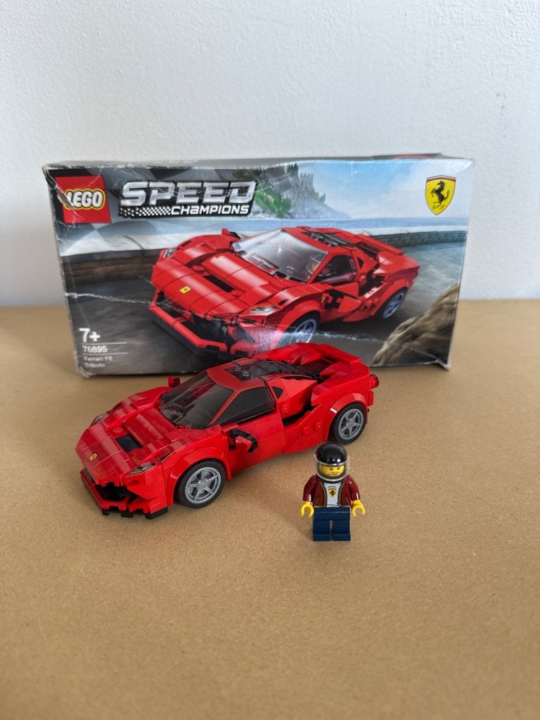 Lego Ferrari F8 Tributo76895, Lego, Zo goed als nieuw, Complete set, Speed Champions