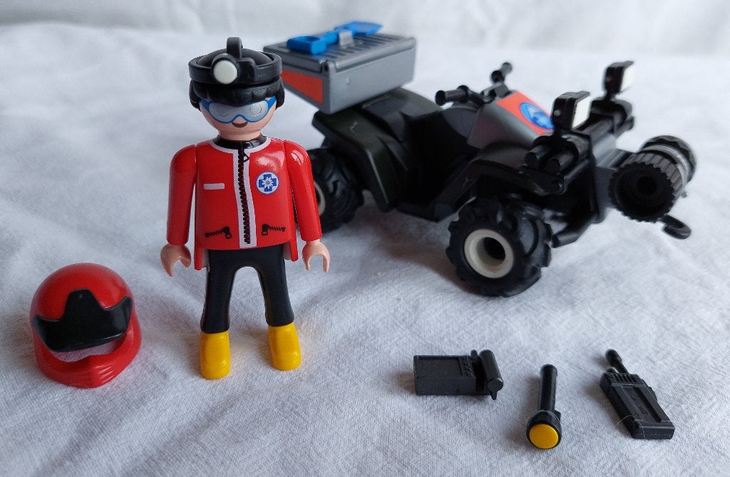 Playmobil 5429 Berg Reddings Quad, Gebruikt, Complete set, Voertuig, Ophalen of Verzenden