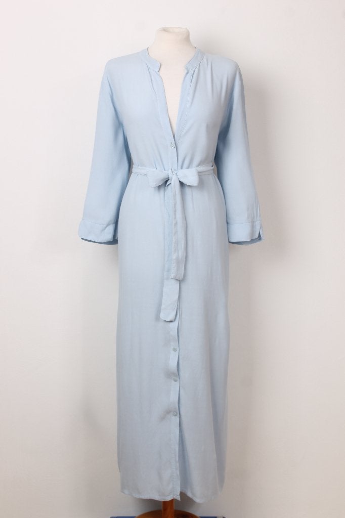 Maxi jurk van NUKUS maat 42 (XL), Blauw, Maat 42/44 (L), Ophalen of Verzenden, Zo goed als nieuw