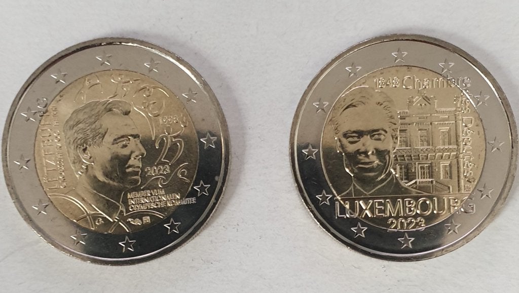 Luxemburg 2 euro 2023 UNC Afgevaardigden of Olympische Commi, Ophalen of Verzenden, Luxemburg, 2 euro