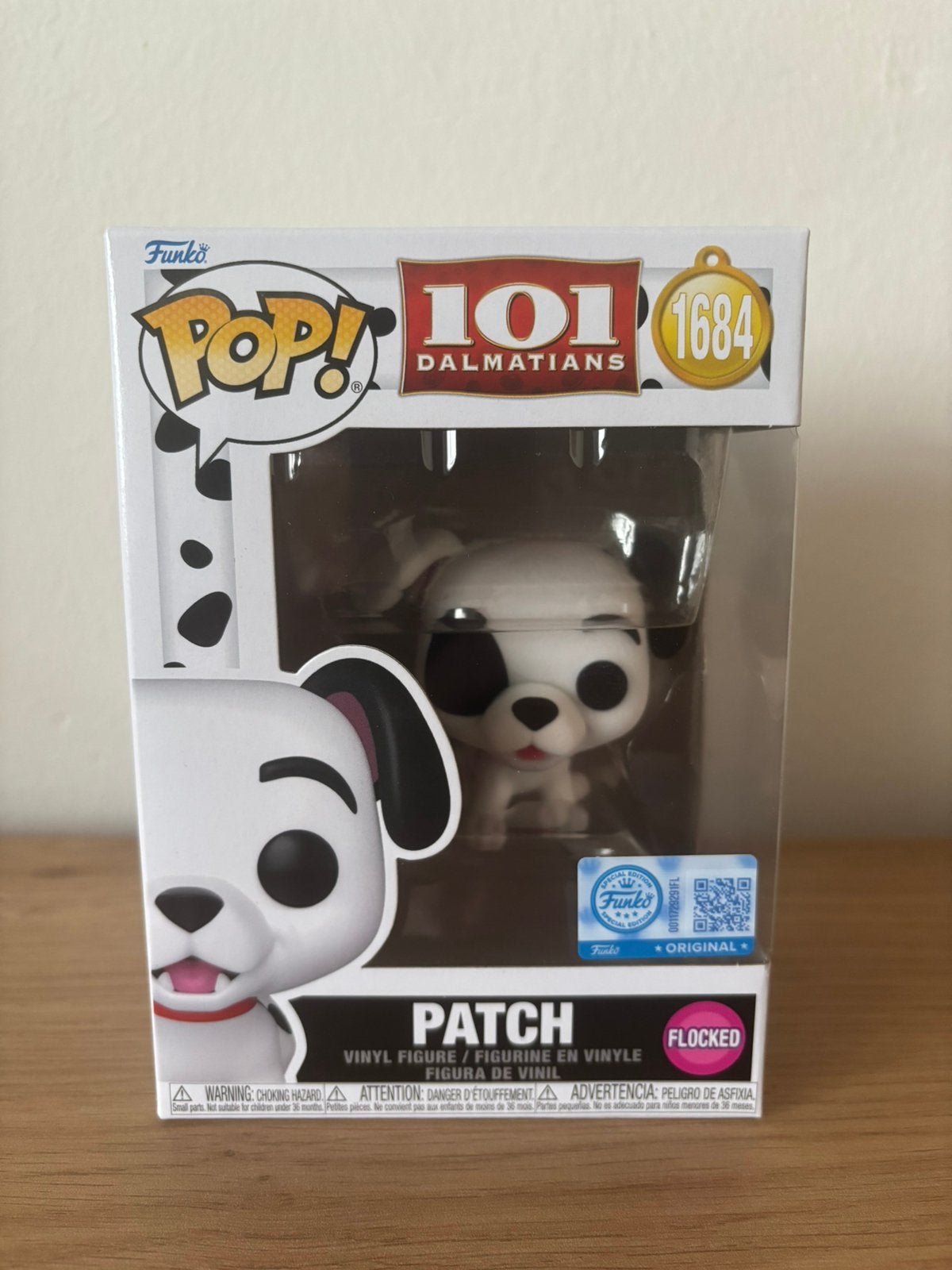 Patch Funko Pop 101 Dalmatians 1684 flocked special edition, Ophalen of Verzenden, Nieuw