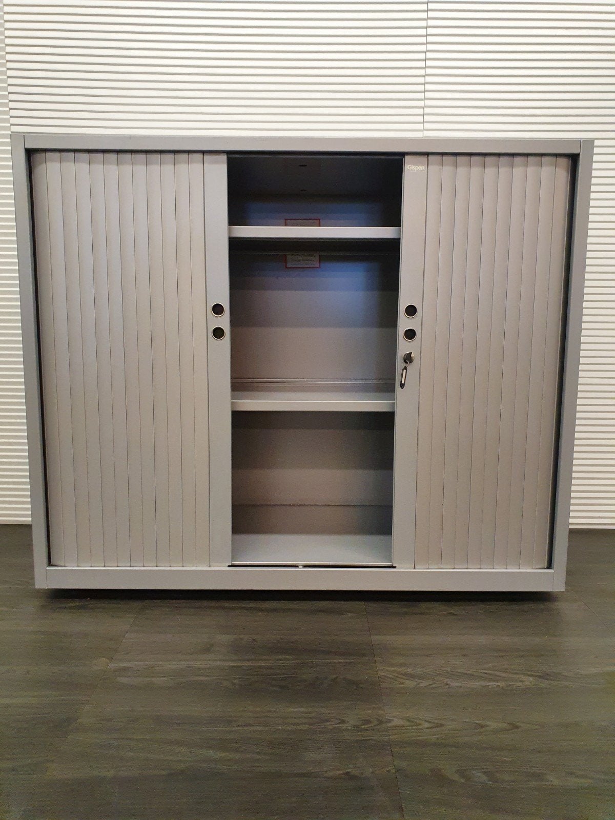 Roldeurkast Gispen, Huis en Inrichting, Kasten | Roldeurkasten en Archiefkasten, Ophalen, Gebruikt, 25 tot 50 cm, 100 tot 150 cm