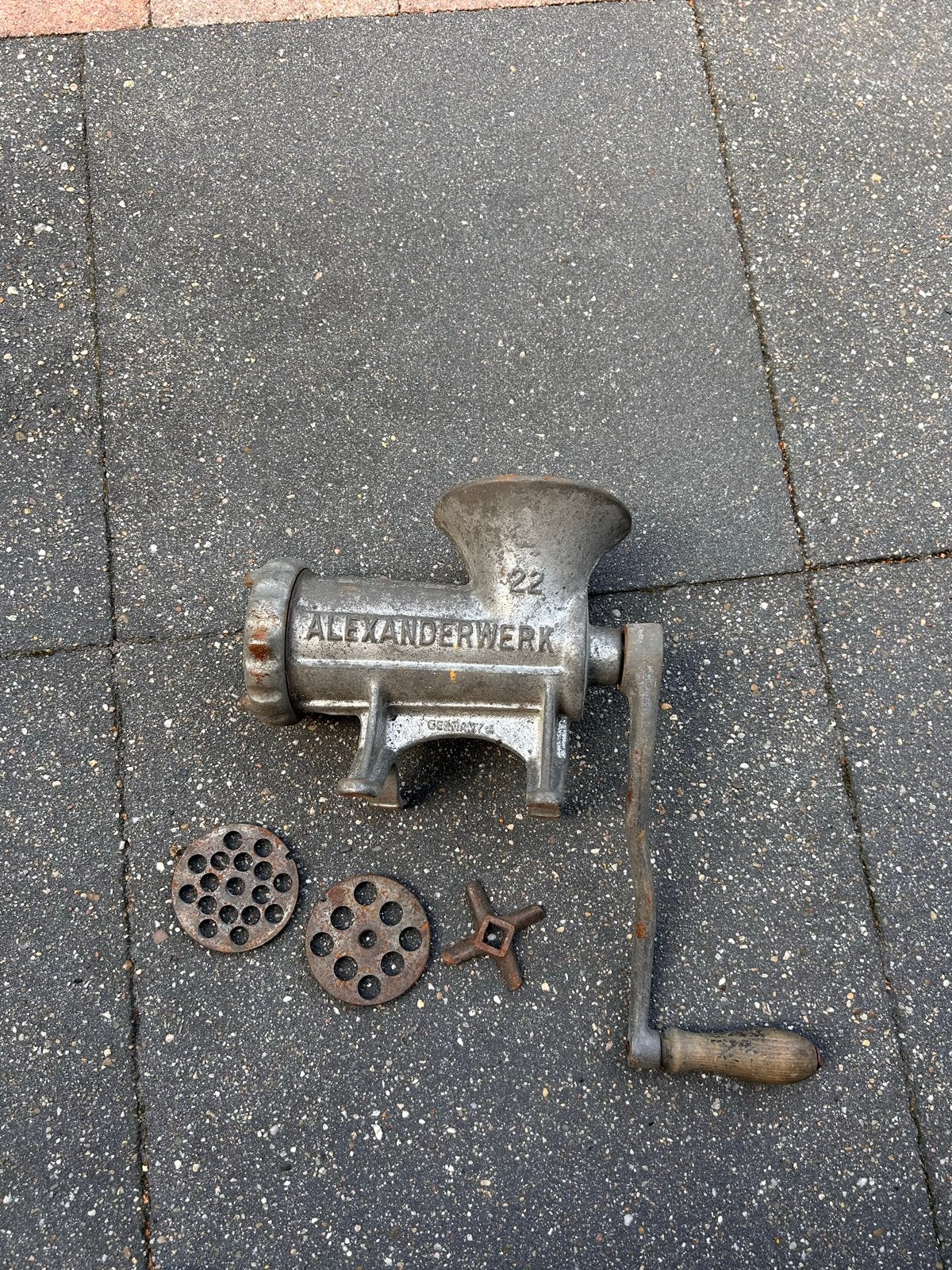 Alexanderwerk 22 Vlees Gehaktmolen - Vintage Duitsland, Ophalen of Verzenden
