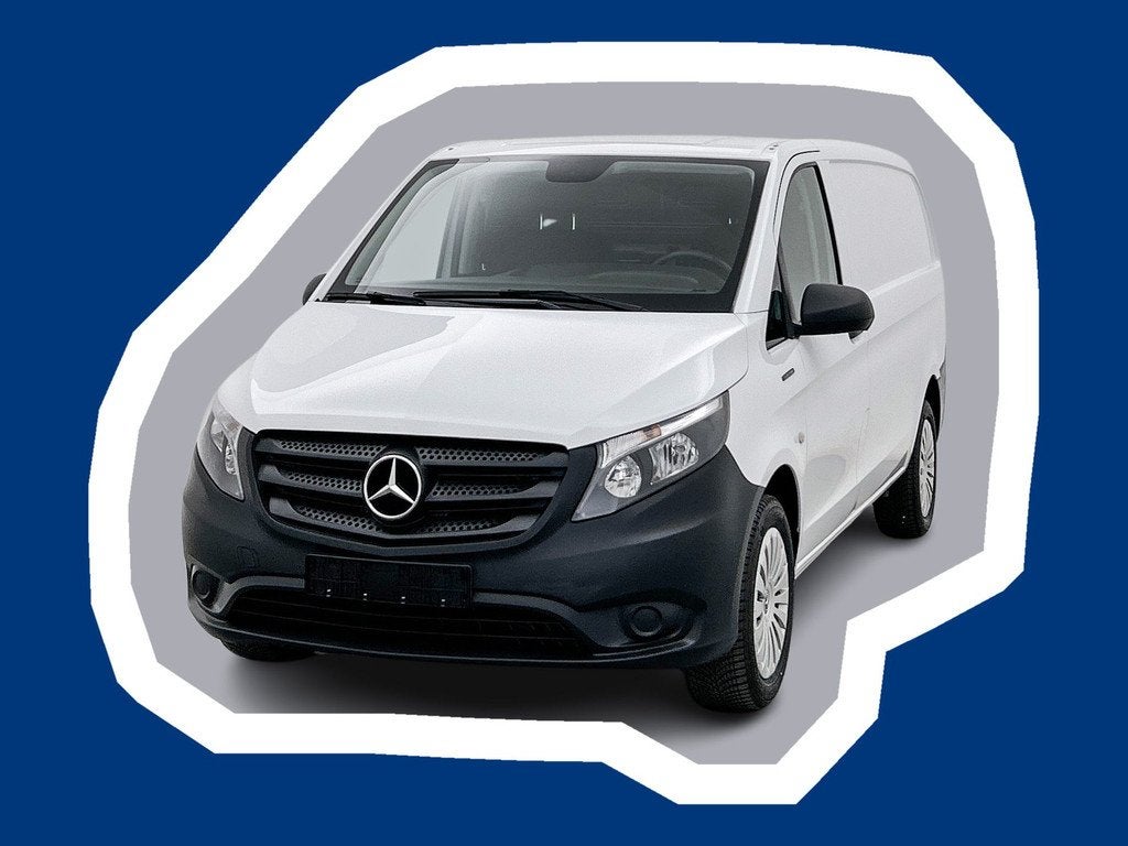 Mercedes-Benz eVito Lang 41 kWh Camera Stoelverwarming Laadv, Auto's, Bestelauto's, 150 km, Stof, Gebruikt, Zwart