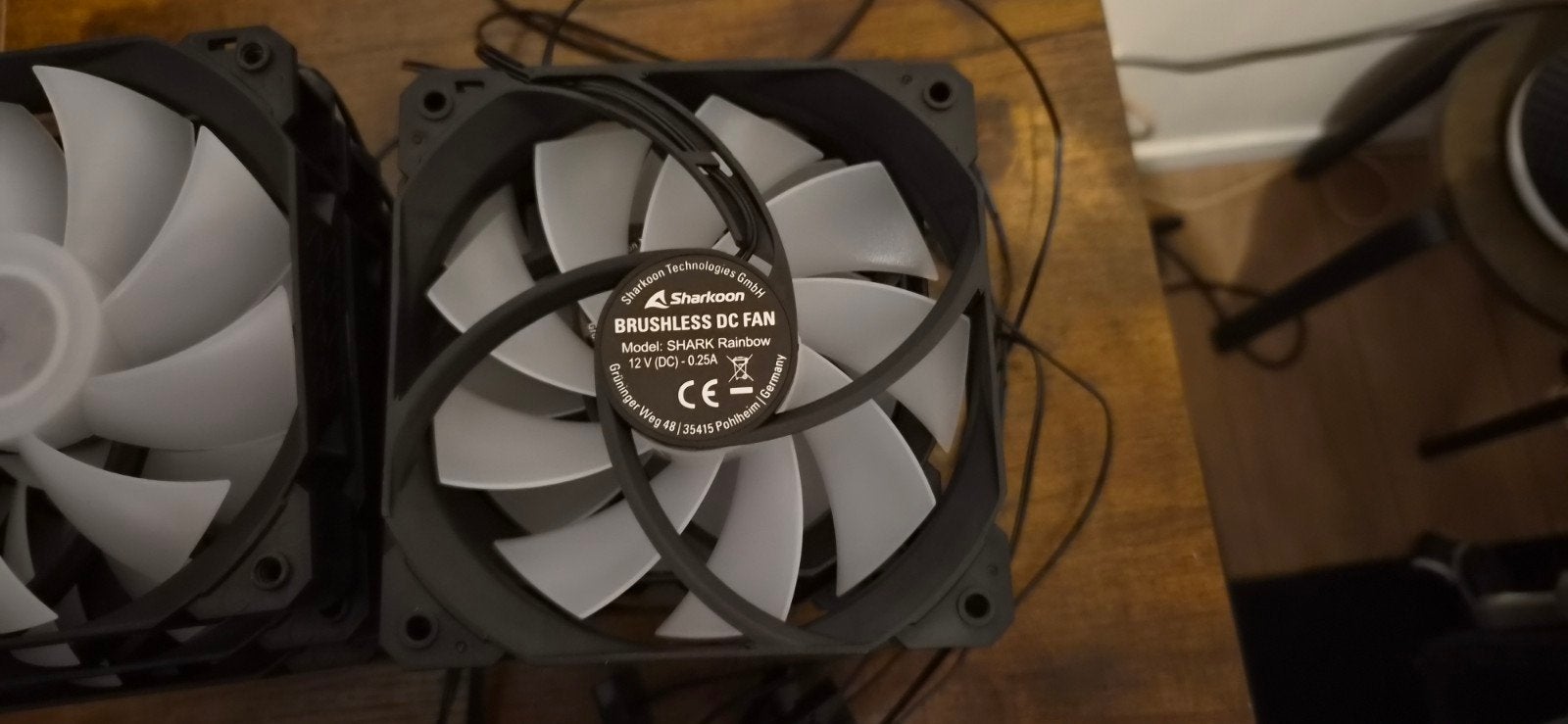 12x Sharkoon 4x msi 120mm RGB Brushless Fans Molex, Ophalen of Verzenden, Zo goed als nieuw, Luchtkoeling
