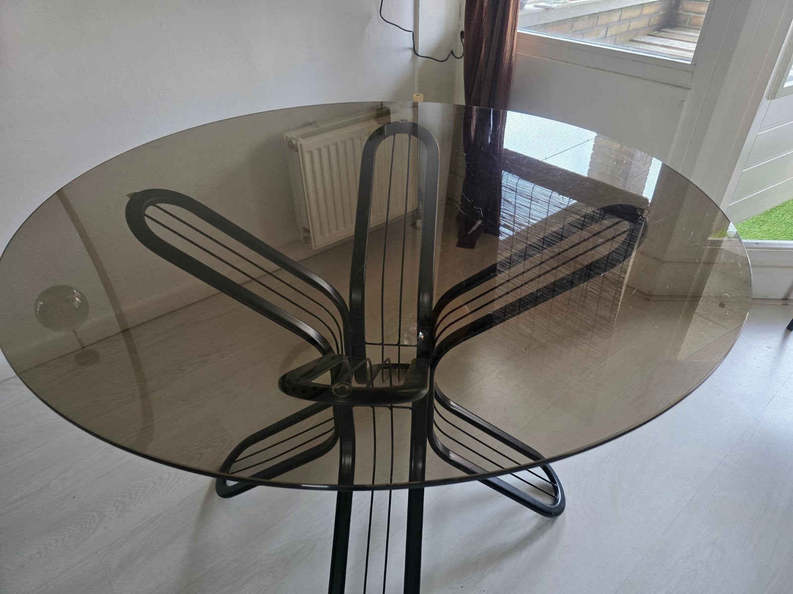 Vintage tafel, Ophalen of Verzenden, Gebruikt, Rechthoekig, 50 tot 100 cm