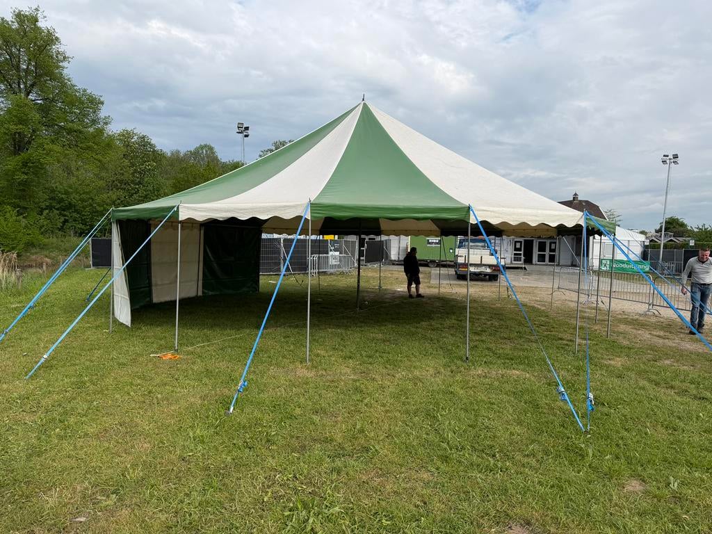 Ronde feesttent/spantent te huur, Ophalen, 8 meter of meer, 6 meter of meer