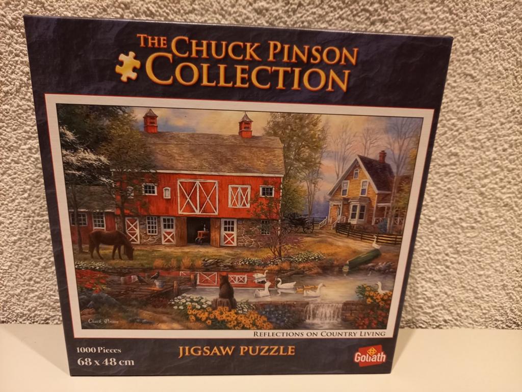 Puzzel Chuck pinson 1000 stukjes, Hobby en Vrije tijd, Denksport en Puzzels, Ophalen of Verzenden, 500 t/m 1500 stukjes, Zo goed als nieuw