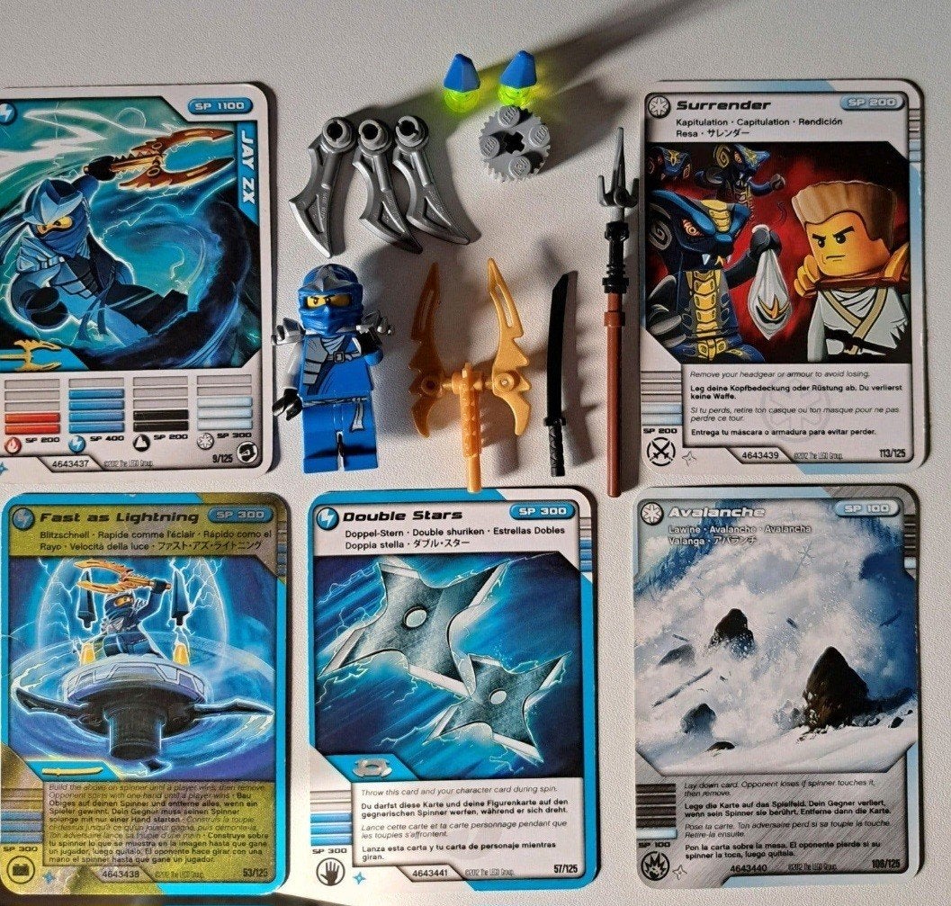 LEGO Ninjago 9553-1 Jay ZX set compleet met kaarten