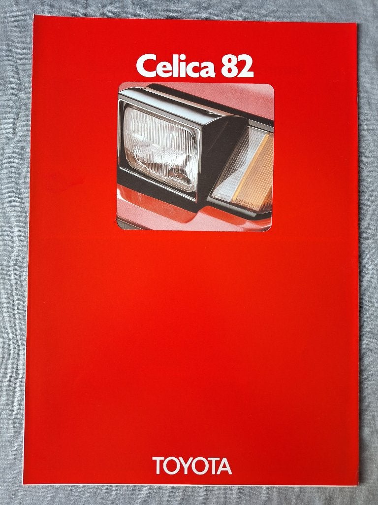 Brochure TOYOTA CELICA - 1982 Belgie / NL., Verzenden, Zo goed als nieuw, Toyota