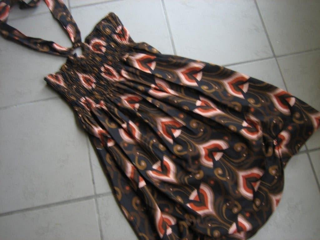 Enig speels halterjurkje van ART, maat 36-38 snazzeys, Kleding | Dames, Jurken, Maat 38/40 (M), Bruin, Verzenden, Nieuw