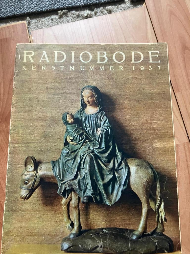 Radiobode Kerstnummer 1937 - Historisch Tijdschrift, Boeken, Tijdschriften en Kranten, Ophalen, Gelezen, Overige typen