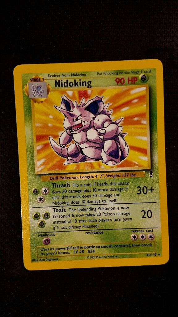 Nidoking 1 31 Legendary Collection | Pokemon kaart, Ophalen, Zo goed als nieuw, Losse kaart