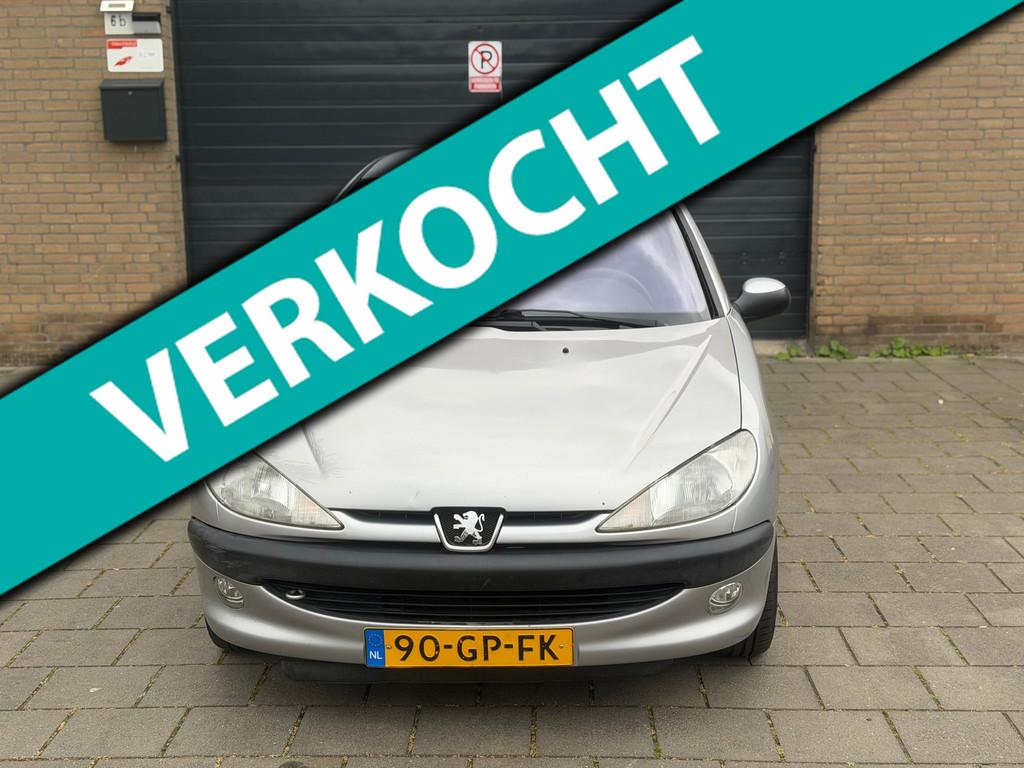 Peugeot 206 1.4 Gentry Automaat Apk Clima trekhaak, Stof, Bedrijf, 75 pk, Blauw