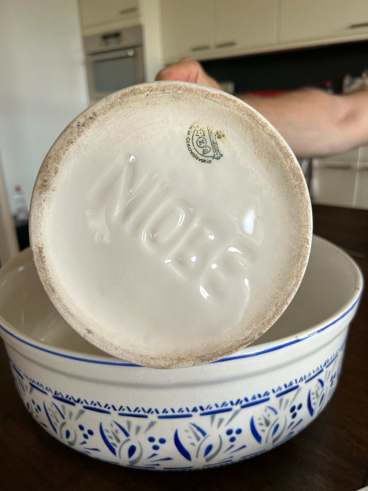 Vintage WIDAS Tsjechoslowakije Wasstel met Zeepbakjes, Antiek en Kunst, Ophalen