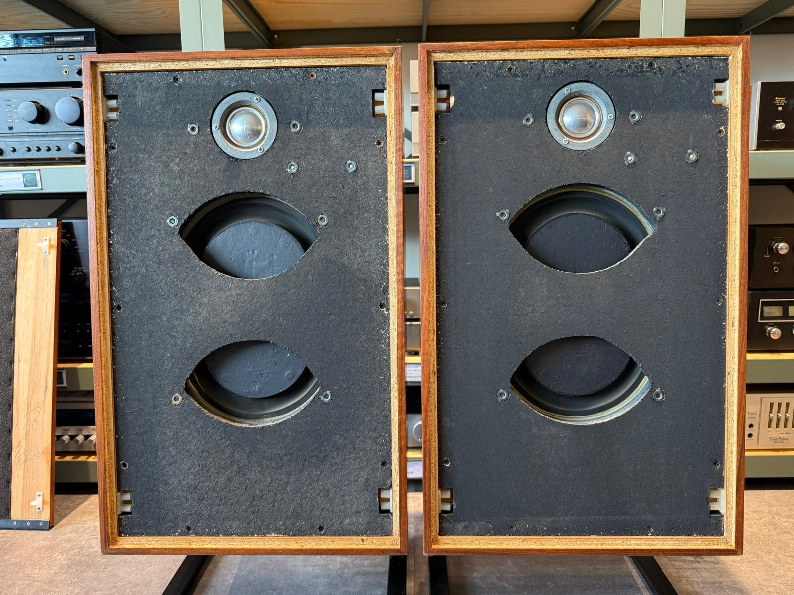 KEF Concord, gereviseerd, met stands, zéér mooi, garantie, Audio, Tv en Foto, Luidsprekers, Contact@vintageaudiobreda.nl, Zo goed als nieuw