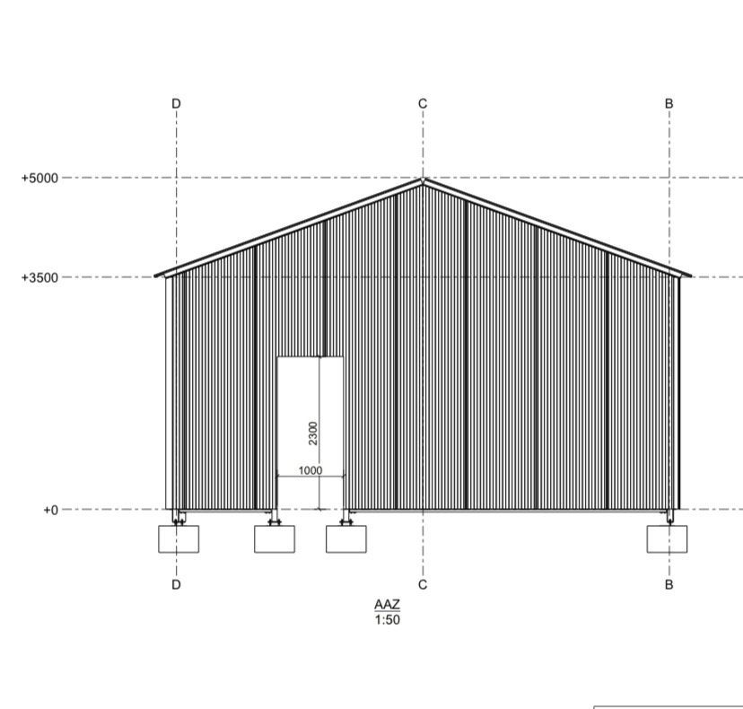 Stalen schuur/werkplaats 16x7.8m met beplating en zetwerk, Ophalen