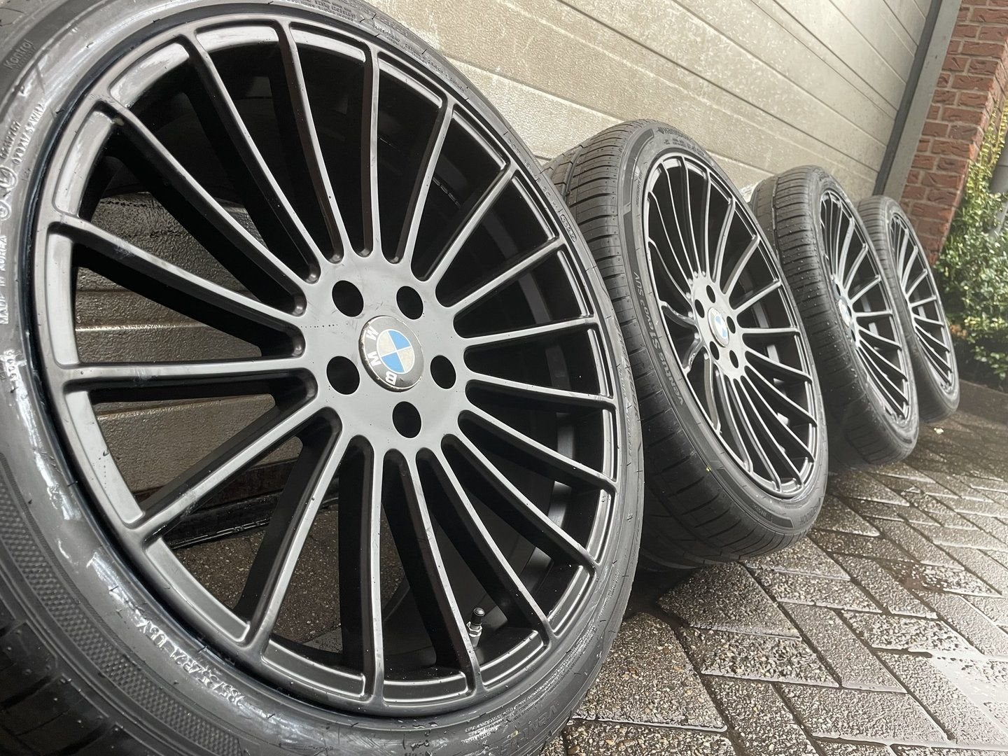 set 21 inch BMW X5 E70 F15 E71 X6 F16 Hamann breedset velgen, -, 285 mm, -, Banden en Velgen