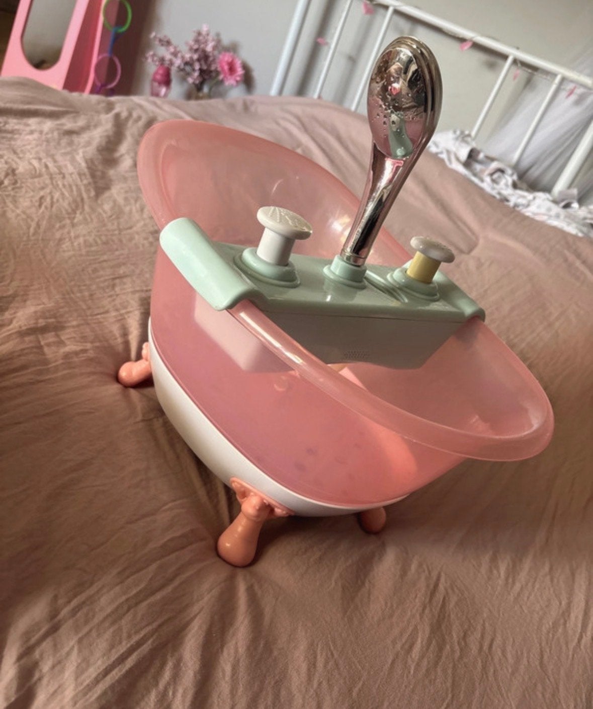 Baby Born Badkuip met werkende douche, Ophalen of Verzenden, Zo goed als nieuw, Babypop