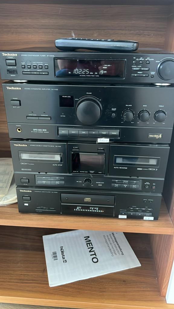 Technics Stereo Set met Speakers - Compleet en Goed Werkend, Gebruikt, Cassettedeck, Losse componenten, Ophalen