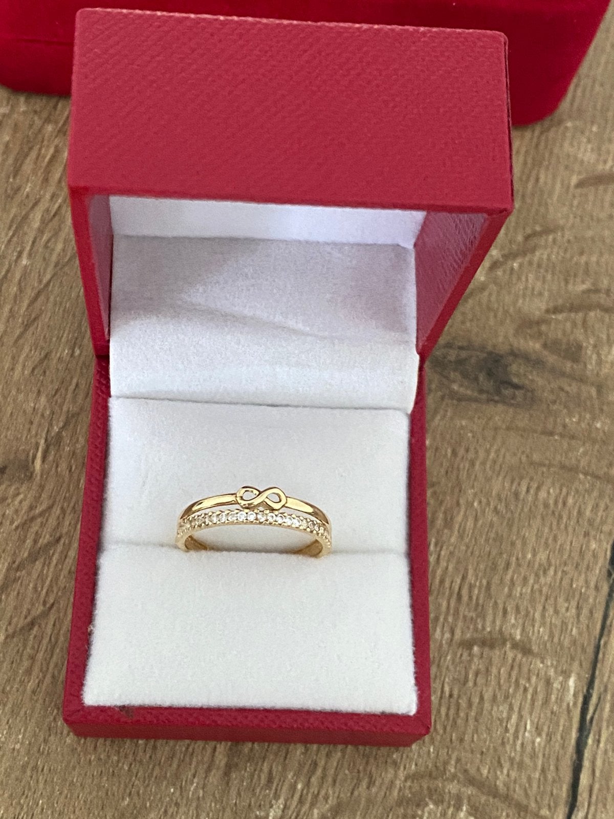 Mooie 14 karaat gouden ring 585 goud, Nieuw, Ophalen of Verzenden, Met edelsteen, Dame