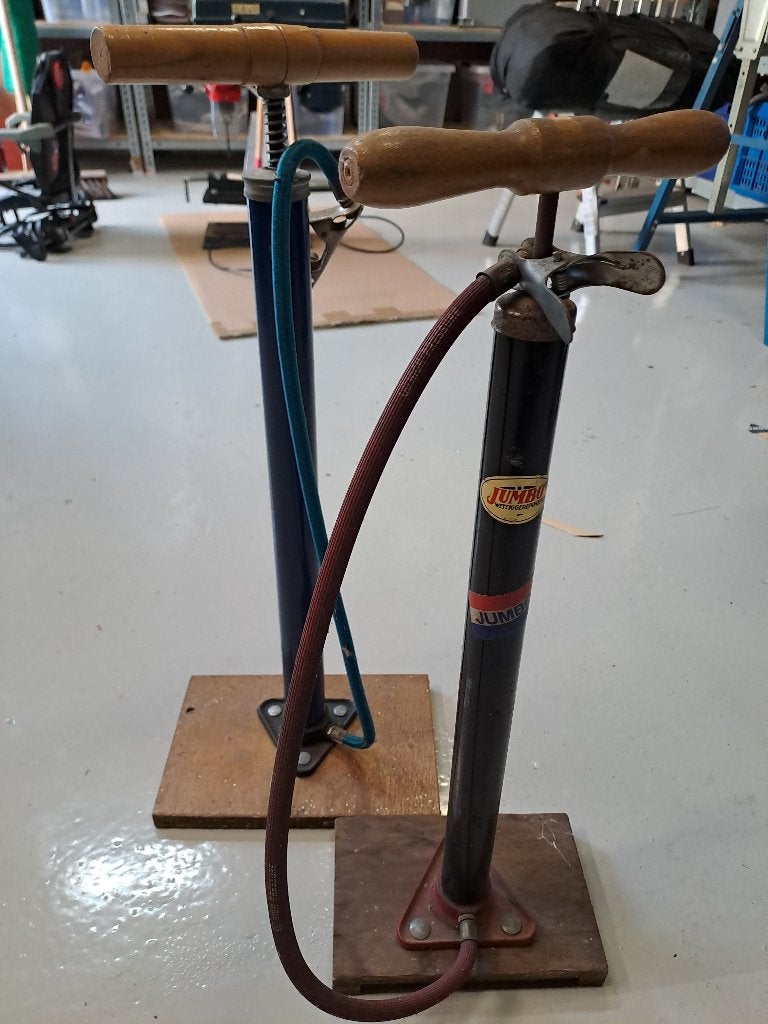 Fietspompen, Ophalen, Gebruikt
