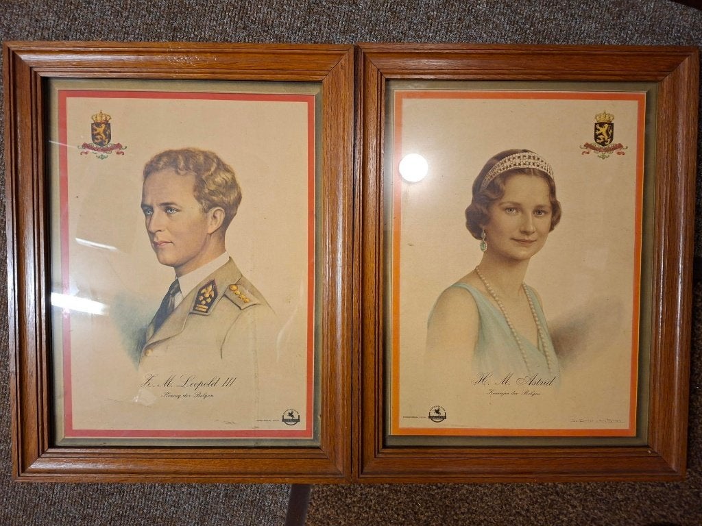 statieportret Koning Leopold Astrid chocolade jacques België, Verzenden, Voor 1940, Gebruikt
