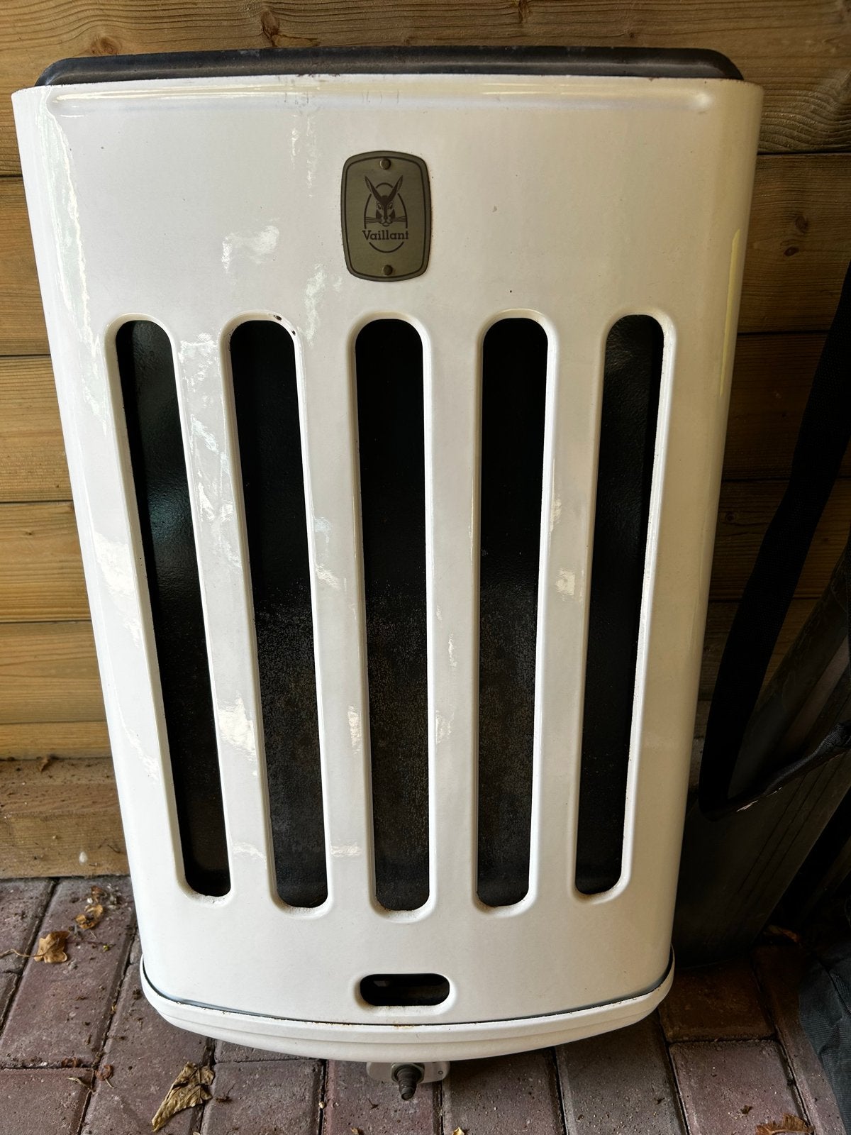 Vintage Vaillant gaskachel – retro geëmailleerd, Ophalen, Gebruikt, Kachel, Minder dan 60 cm