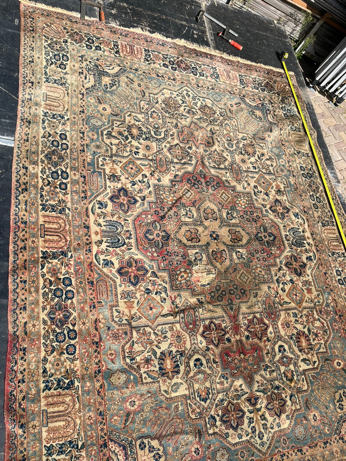 perzisch tapijt groot, Huis en Inrichting, Stoffering | Tapijten en Kleden, Ophalen, Gebruikt, Rechthoekig, 200 cm of meer