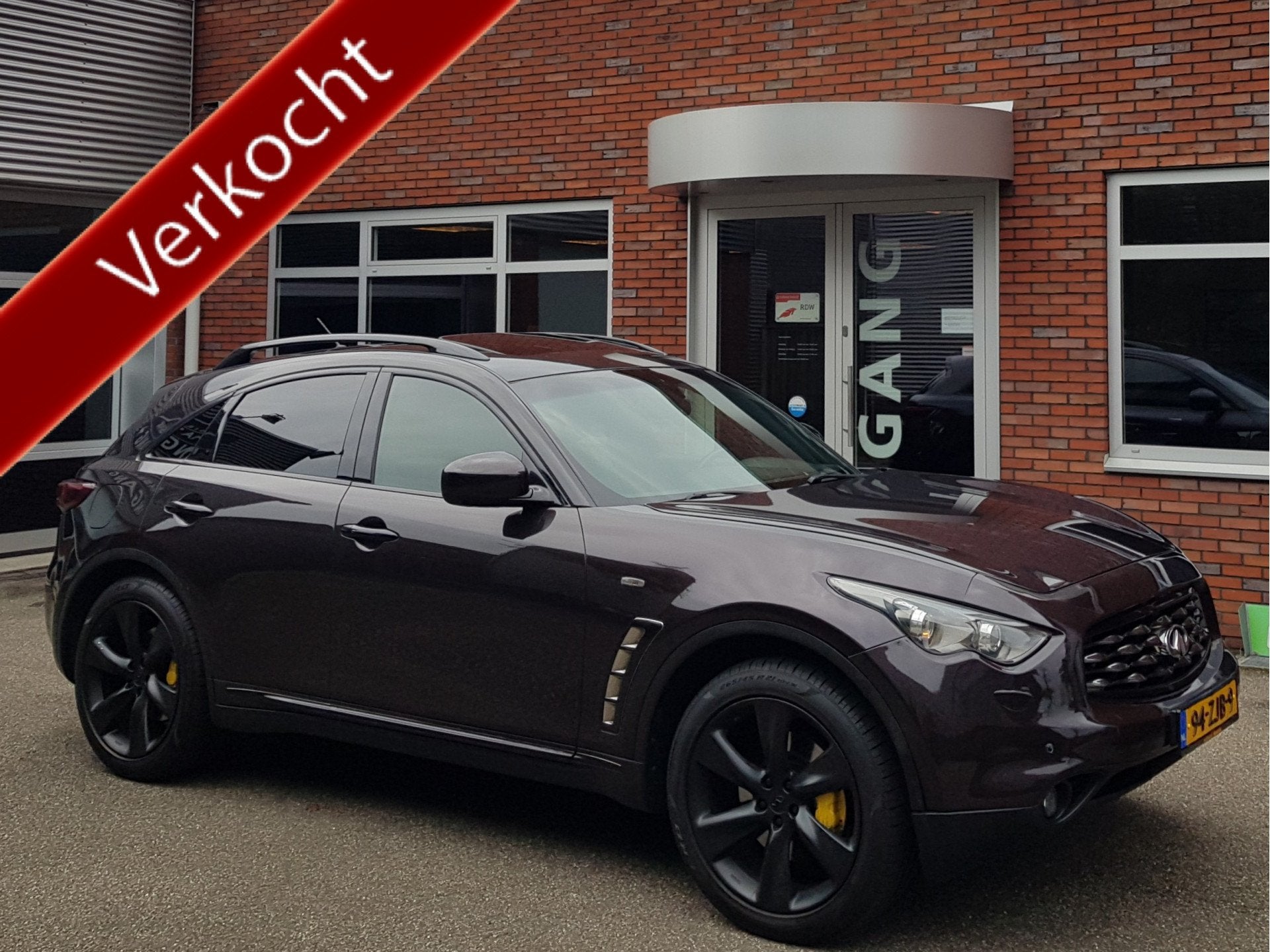 Infiniti FX FX37 Aut Navi Leder Dak Xenon Camera 21", Auto's, Infiniti, Automaat, Gebruikt, Overige kleuren, 2000 kg