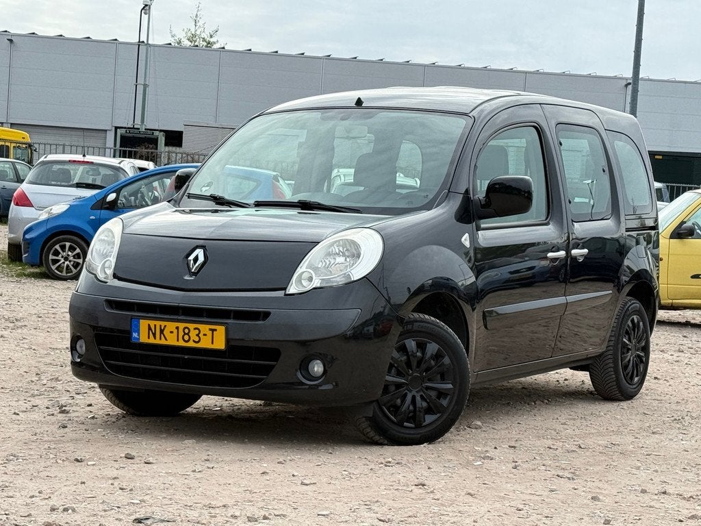 Renault Kangoo Family 1.6-16V Expression/ SCHUIFDEUREN/ CRUI, Auto's, Gebruikt, 4 cilinders, Zwart, Bedrijf