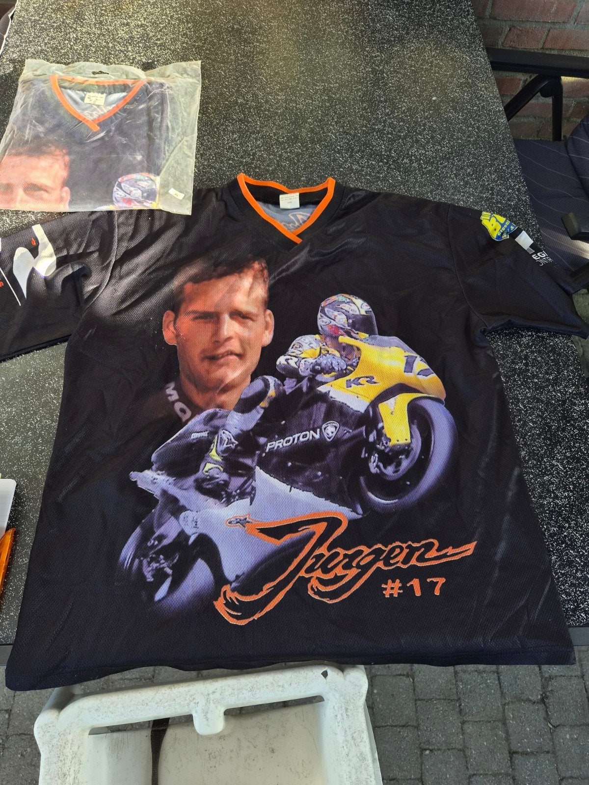 Uniek Jurgen van den Goorbergh #17 MotoGP shirt, Ophalen of Verzenden, Nieuw, Onbekend