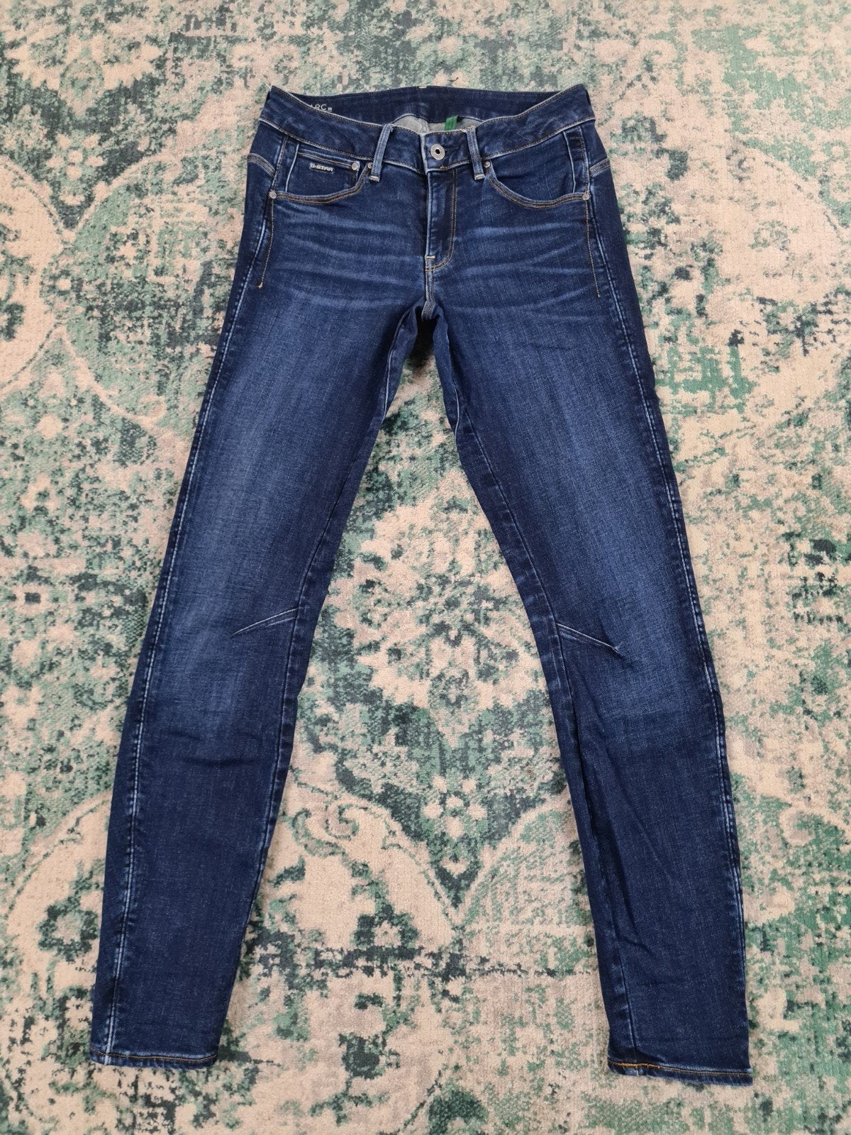 G-star raw ARC 3D Skinny W28 L34 Dames Tulsi2834 Blauw, Blauw, Ophalen of Verzenden, W28 - W29 (confectie 36), G-STAR RAW
