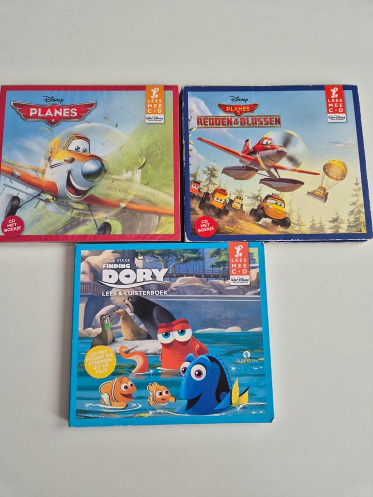 Disney Planes & Finding Dory Lees & Luister CD Boekjes, Ophalen of Verzenden, Gebruikt, Verhaal of Sprookje, 6 tot 9 jaar