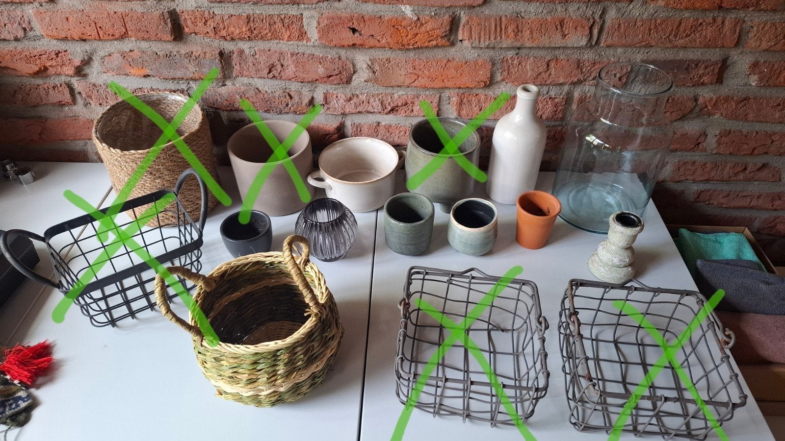 Gratis woonassesoires en bloempotten, Tuin en Terras, Ophalen, Kunststof, Gebruikt, Minder dan 30 cm
