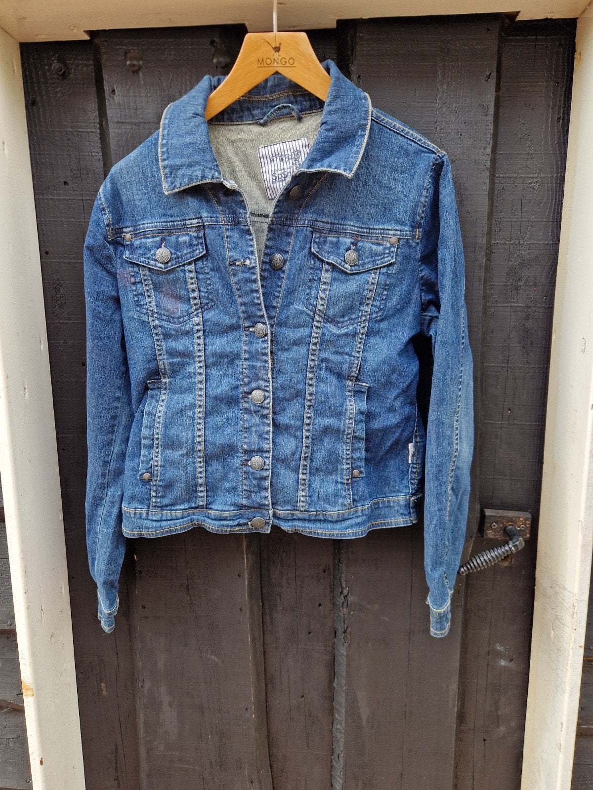 SPIJKERJACK MAAT XXL SO SOIRE, Kleding | Dames, Jassen | Zomer, So Soire, Blauw, Maat 46/48 (XL) of groter, Ophalen of Verzenden