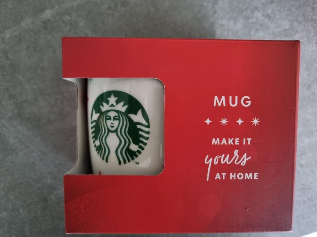 Nieuwe Starbucks mok met de tekst "Make it yours at home"., Ophalen of Verzenden, Nieuw