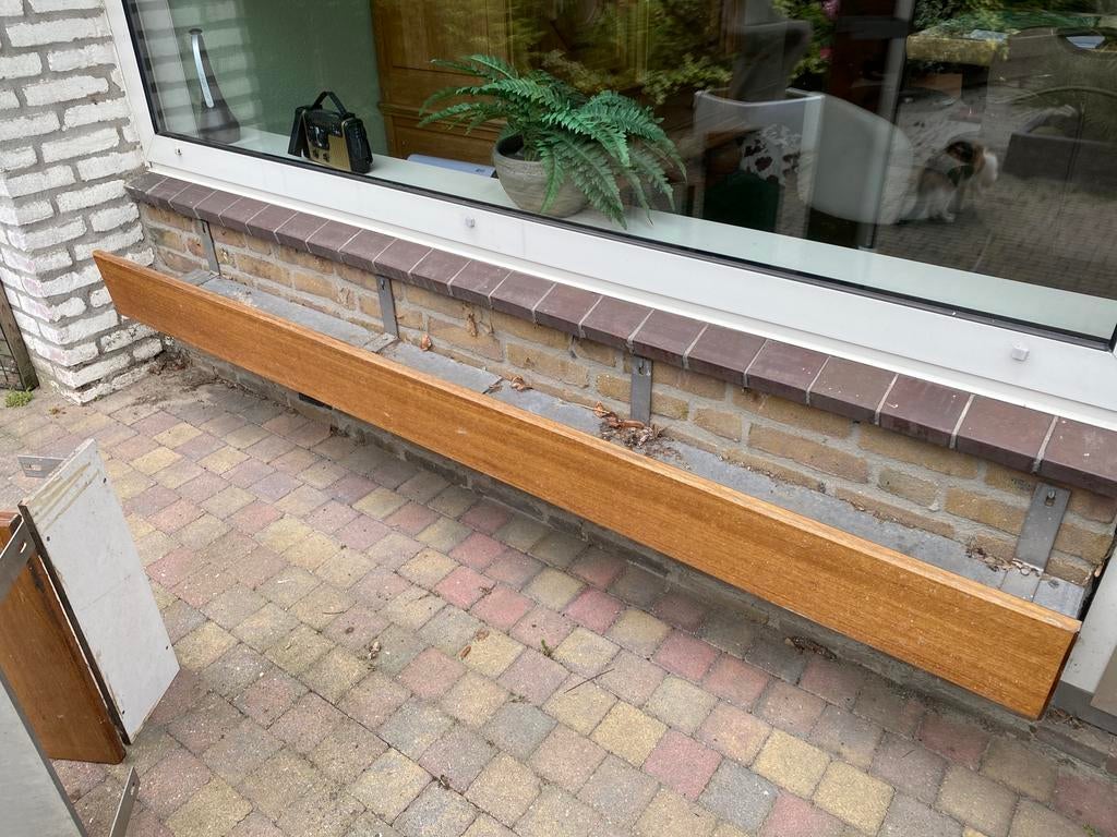 Plantenbakrekken voor aan de muur., Tuin en Terras, Ophalen, Zo goed als nieuw, Kunststof