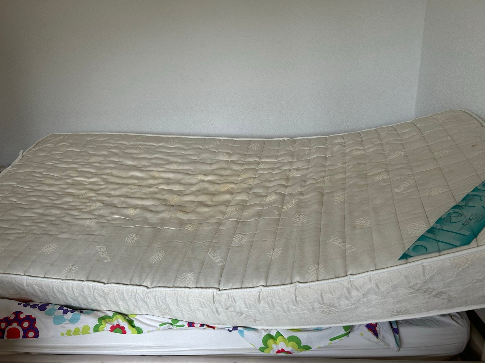 Gabriella Latex Matras - Gebruikt, Ophalen, Gebruikt, 90 cm, Eenpersoons