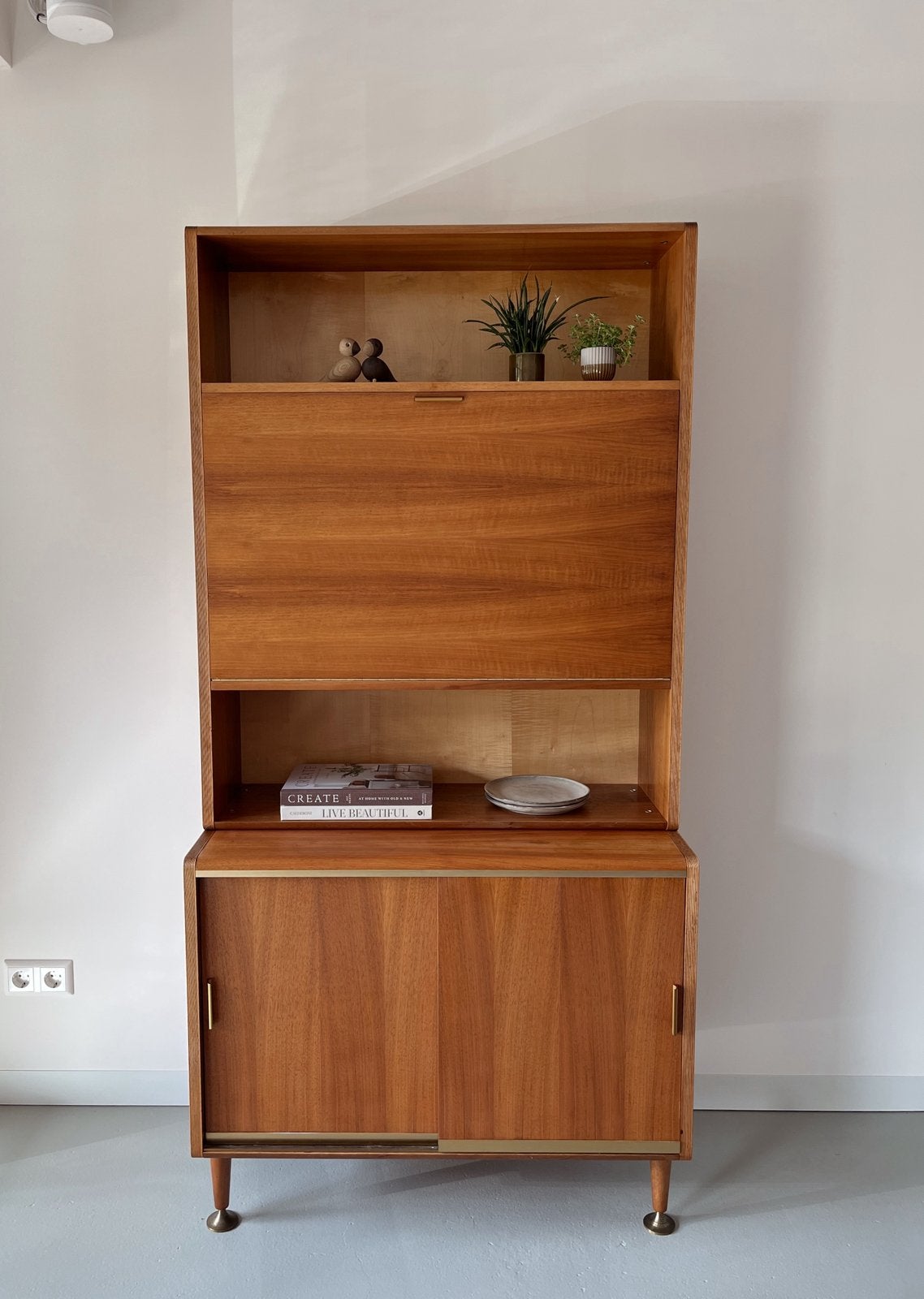Foto 2 van Vintage teakhouten kast A A Patijn Poly-Z serie, jaren 60