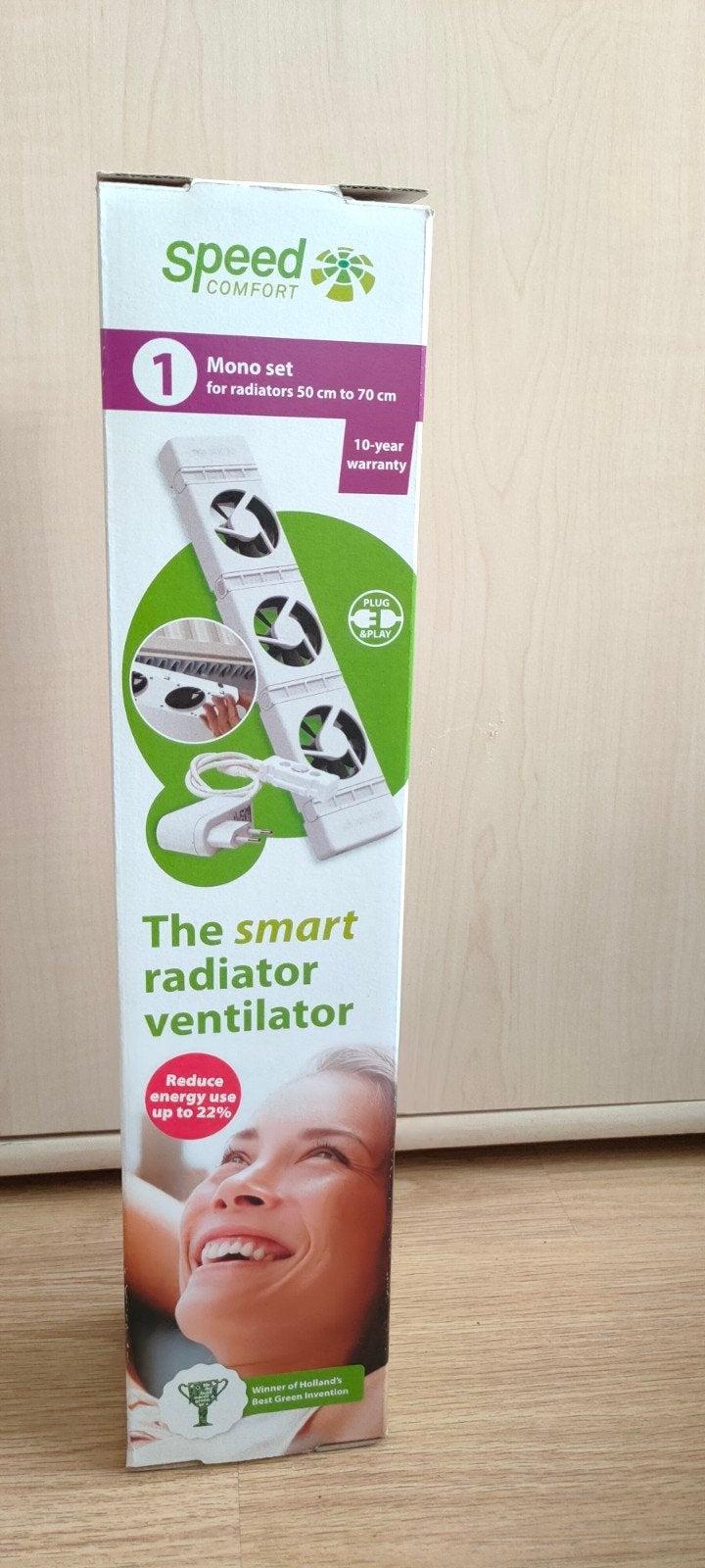 Radiator ventilator Speed comfort, Ophalen, Minder dan 30 cm, Radiator, Nieuw