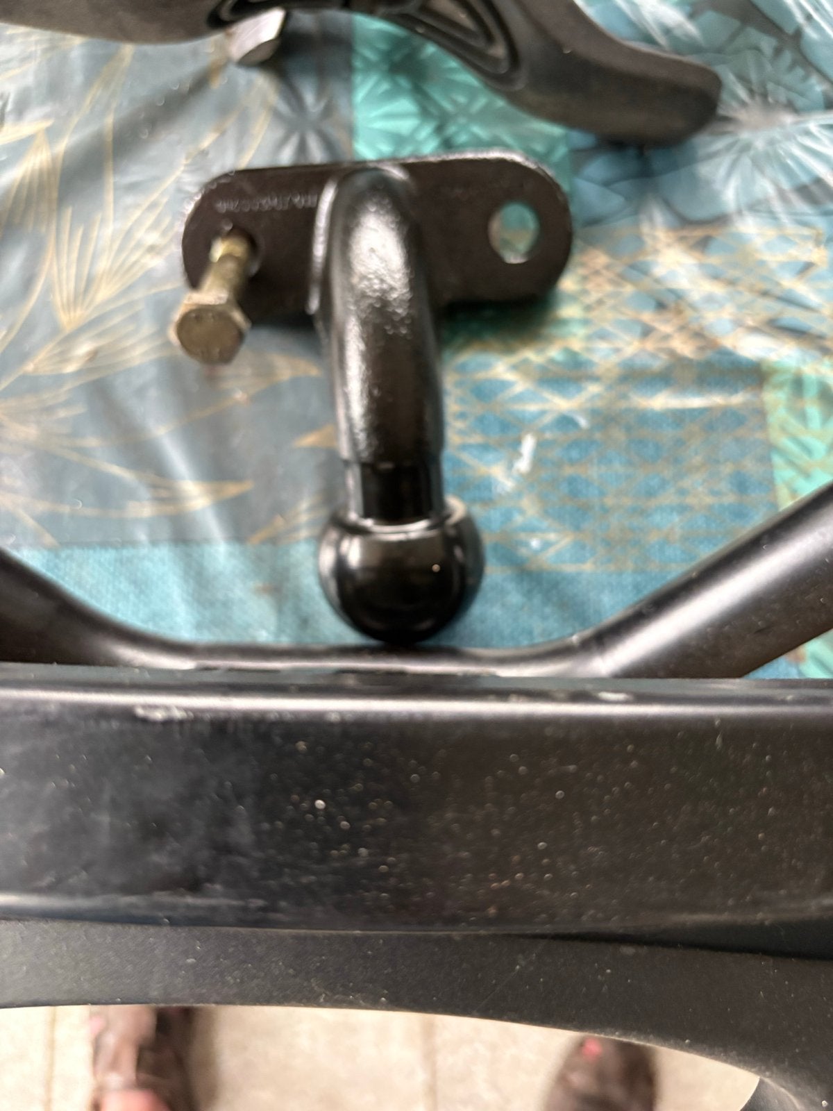 Gebruikte fietsendrager met trekhaakbevestiging, Ophalen, Gebruikt